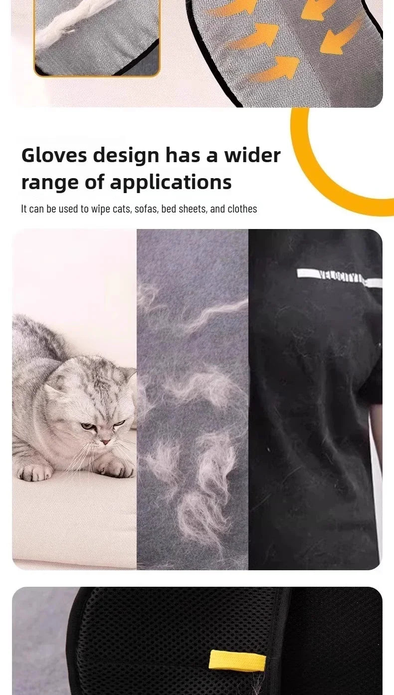 Pet Hair Remover Glove – Clean Fur in Seconds 🐾