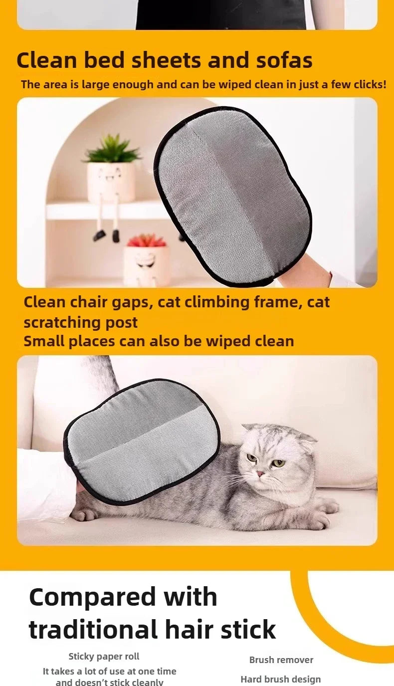 Pet Hair Remover Glove – Clean Fur in Seconds 🐾